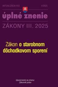 Aktualizácia III/2 2025 – Dôchodky - autor neuvedený