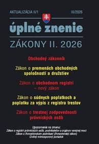 Aktualizácia II/1 2026 Obchodný zákonník - autor neuvedený 1