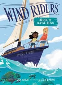 Wind Riders #1: Rescue on Turtle Beach - Jen Marlin, HarperCollins Publishers Inc