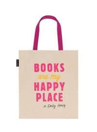 Emily Henry: Books Are My Happy Place tote bag - autor neuvedený