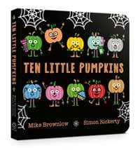 Ten Little Pumpkins Board Book - Mike Brownlow, Hachette Children's Group 1