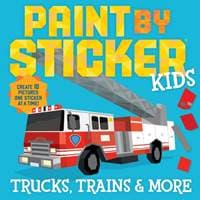 Paint by Sticker Kids: Trucks, Trains & More - Workman Publishing, Workman Publishing 1