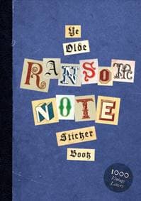 Ye Olde Ransom Note Sticker Book - autor neuvedený 1