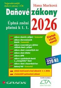Daňové zákony 2026 - Hana Marková 1