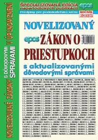 ovelizovaný zákon o priestupkoch s aktualizovanými dôvodovými správami v úplnom znení, NZ 13/2025 - autor neuvedený