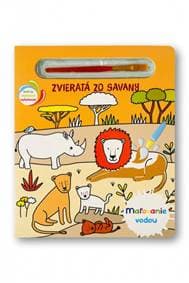 Maľovanie vodou - Zvieratá zo savany - autor neuvedený 1