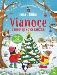 Ema a Kubo - Vianoce - Samolepková knižka - Nolan Kate