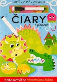 Čiary a písmená - Napíš, zmaž, zopakuj - autor neuvedený