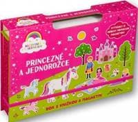 Princezné a jednorožce- Box s knižkou a magnetmi - autor neuvedený
