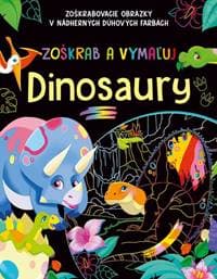 Zoškrab a vymaľuj - Dinosaury - autor neuvedený 1
