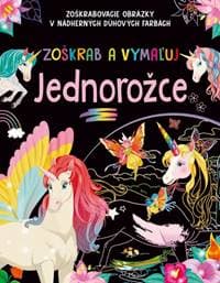 Zoškrab a vymaľuj - Jednorožce - autor neuvedený