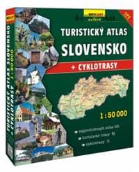 Turistický atlas Slovensko 1:50 000 - autor neuvedený 1