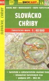 Slovácko, Chřiby 1:40 000 - autor neuvedený