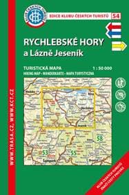 KČT 54 Rychlebské hory a Lázně Jeseník - autor neuvedený