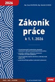 Zákoník práce k 1.1.2026 - Dana Roučková, Zdeněk Schmied