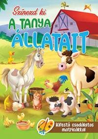 Színezd ki a tanya állatait matricákkal (Maďarská verzia) - FONI-BOOK