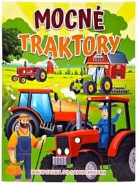 Mocné traktory omaľovánky so samolepkami - FONI-BOOK