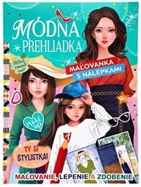 Módna prehliadka maľovánka s nálepkami -  1