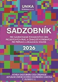 Sadzobník pre navrhovanie ponukových cien projektových prác a činností potrebných pre prípravu a rea - Elga Brogyányiová