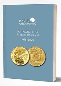 Katalóg mincí a medailí ČSR, ČR A SR 1918 - 2026 - Macho & Chlapovič 1