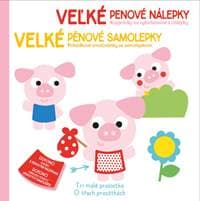Velké pěnové samolepky O Třech prasátkách - autor neuvedený 1