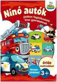 Nínó autók foglalkoztató matrickákkal (Maďarská verzia) - FONI-BOOK 1