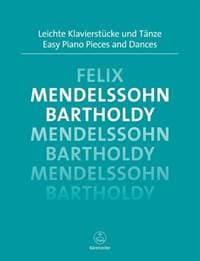 Snadné klavírní skladby a tance - F. Mendelssohn-Bartholdy