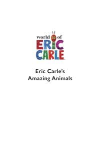 Eric Carle´s Book of Amazing Animals - Eric Carle, Puffin 1