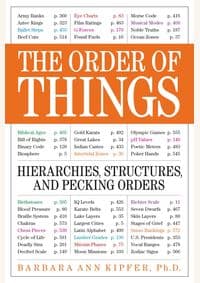 The Order of Things - Barbara Ann Kipfer, Workman Publishing