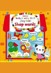 Babys Very First Play book Shop words - Fiona Watt, Usborne Publishing 1