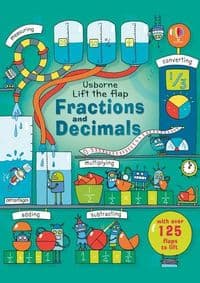 Lift-the-flap Fractions and Decimals - Rosie Dickins, Usborne Publishing