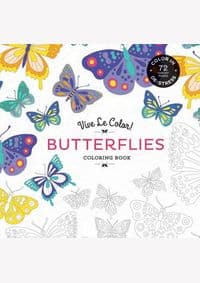 Vive Le Color Butterflies Coloring Book - Abrams Noterie, Abrams 1