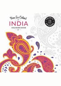 Vive Le Color: India Coloring Book - Abrams Noterie, Abrams