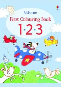 First Colouring Book 123 - Jessica Greenwell, Usborne Publishing 1