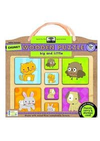 Big And Little Wooden Puzzle - autor neuvedený 1