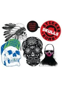 Stickerbomb Skulls - autor neuvedený 1