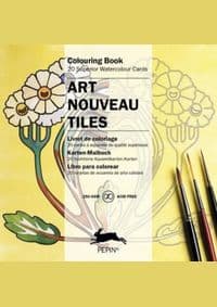 Art Nouveau Tiles Coloring book - Pepin Van Roojen, Pepin Press 1