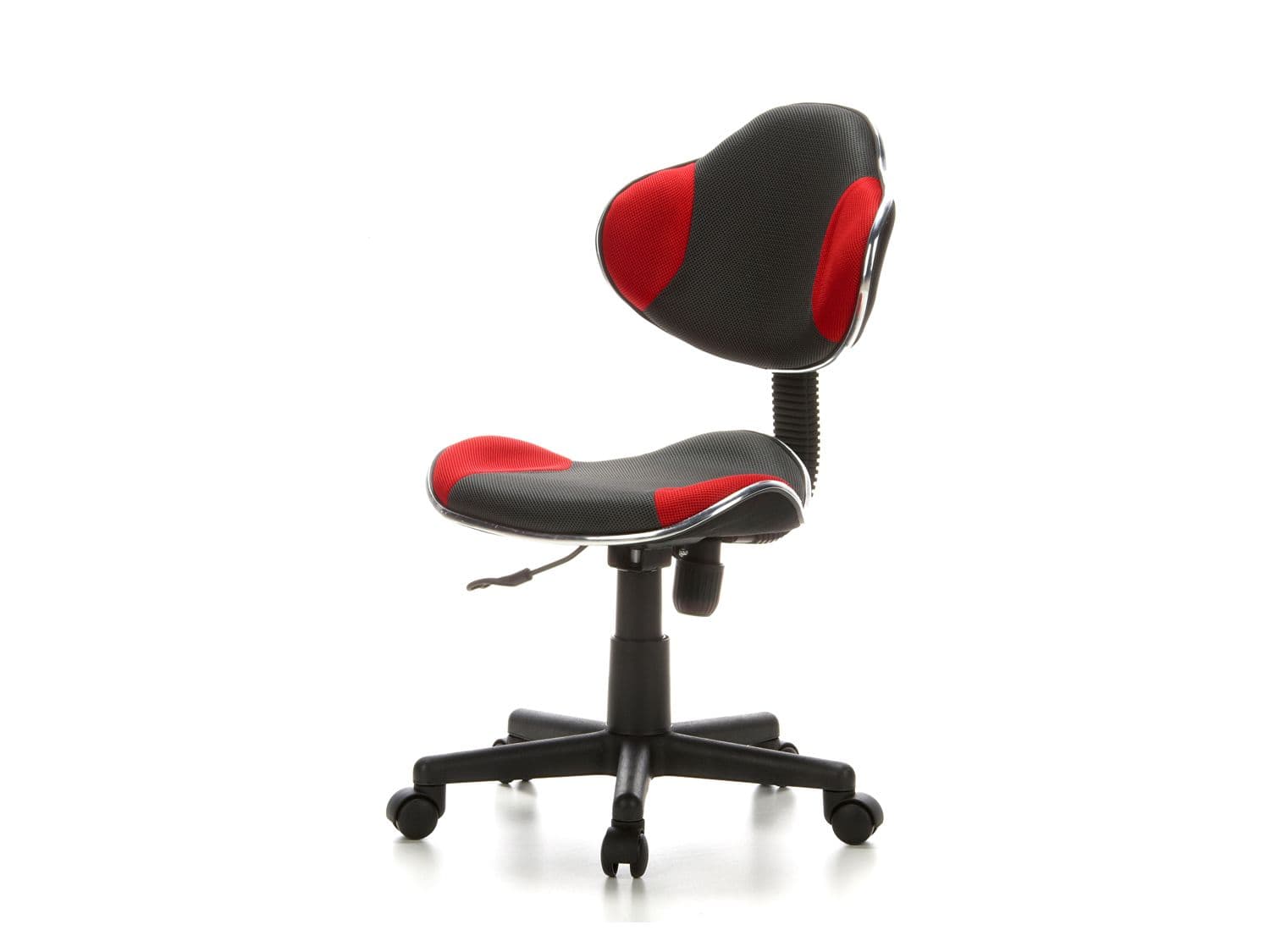 hjh OFFICE Detská stolička KIDDY GTI-2 (sivá/červená)