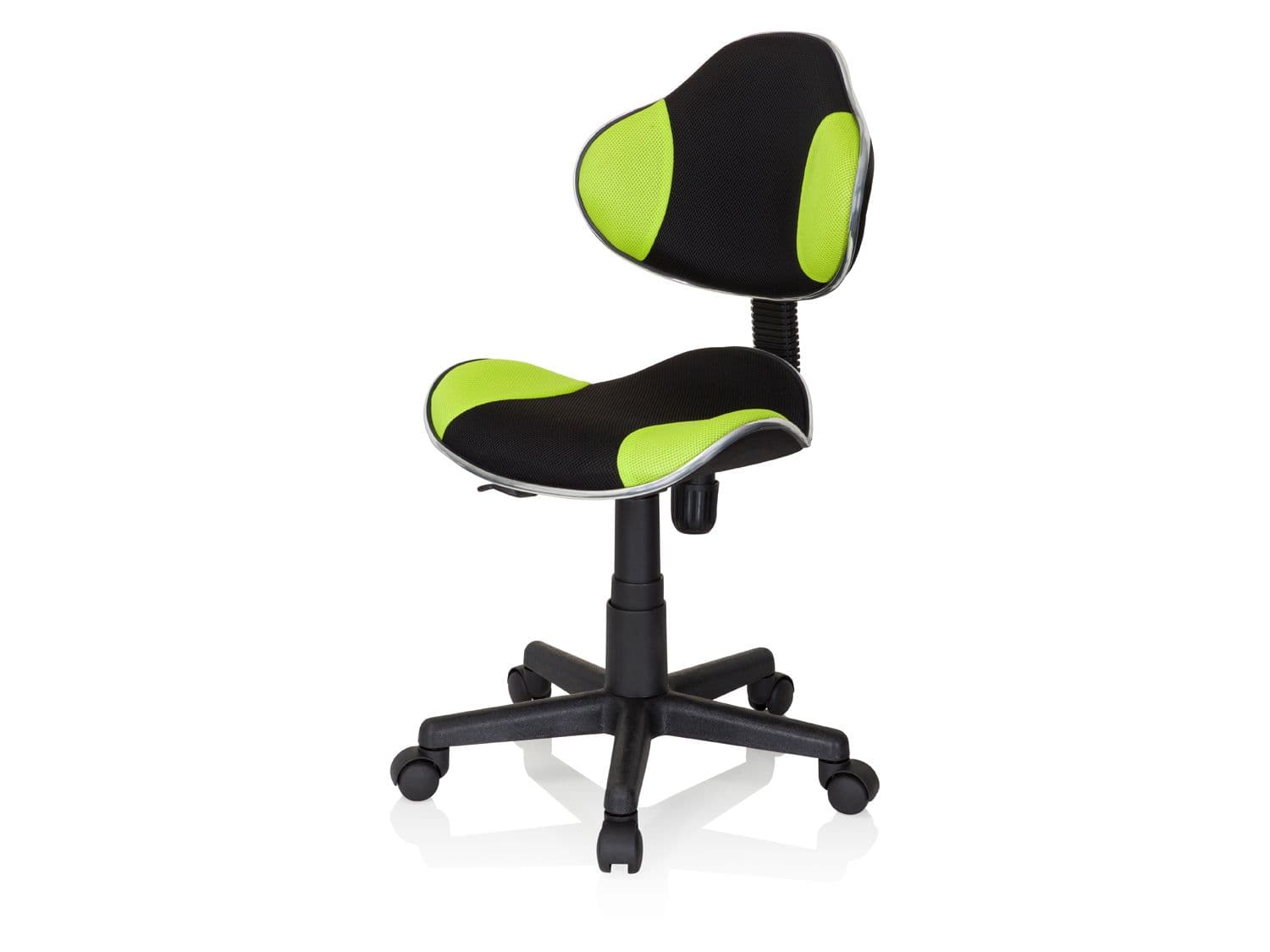 hjh OFFICE Detská stolička KIDDY GTI-2 (čierna/zelená) 1