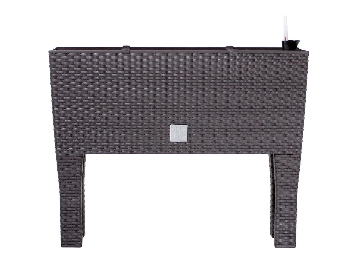 Prosperplast Truhlík so zavlažovacím systémom Rato Case High (tmavookrová, 80 x 62 x 33 cm (Š x V x H))