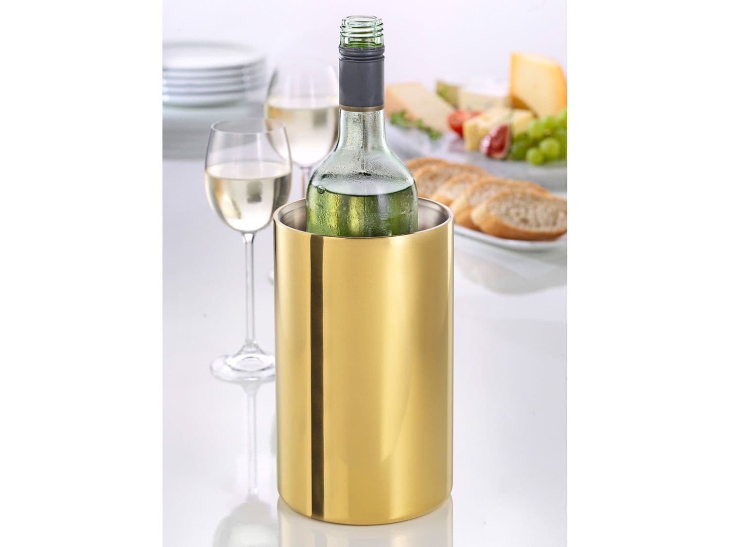 Esmeyer Chladiaca nádoba na víno/váza, 1,6 l (zlatá) 1