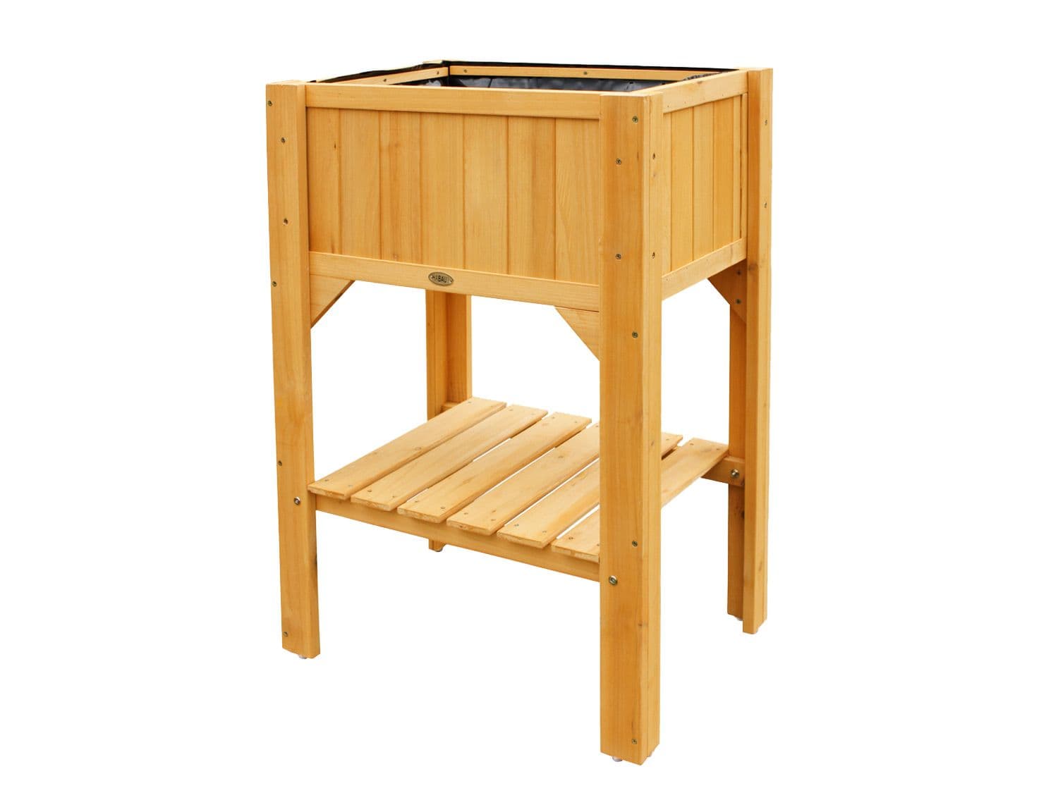 HABAU Vyvýšený záhon s odkladacou plochou Kompakt (prírodná)