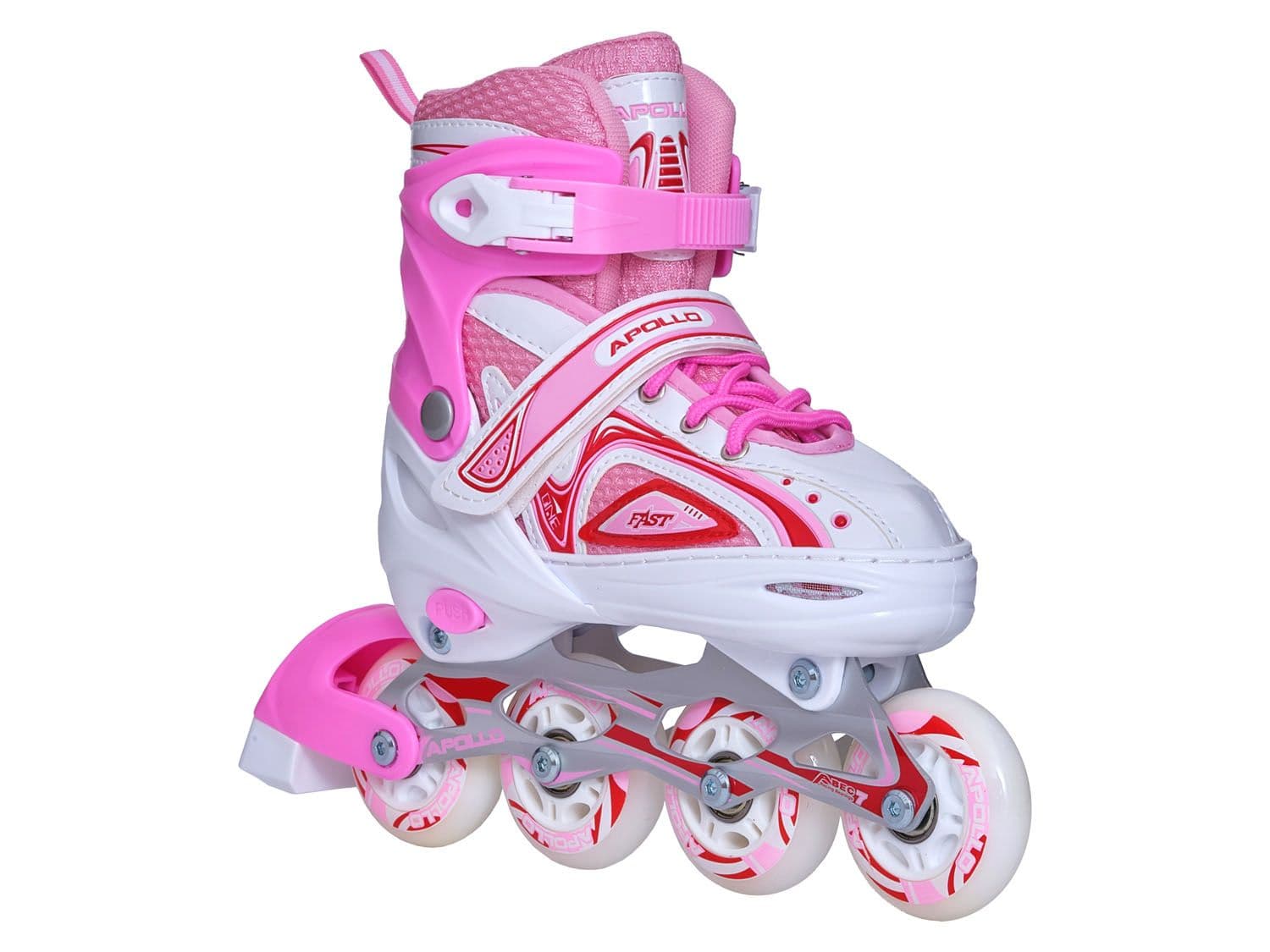Apollo Inline korčule Super Blades (biela/ružová, L (39/42))
