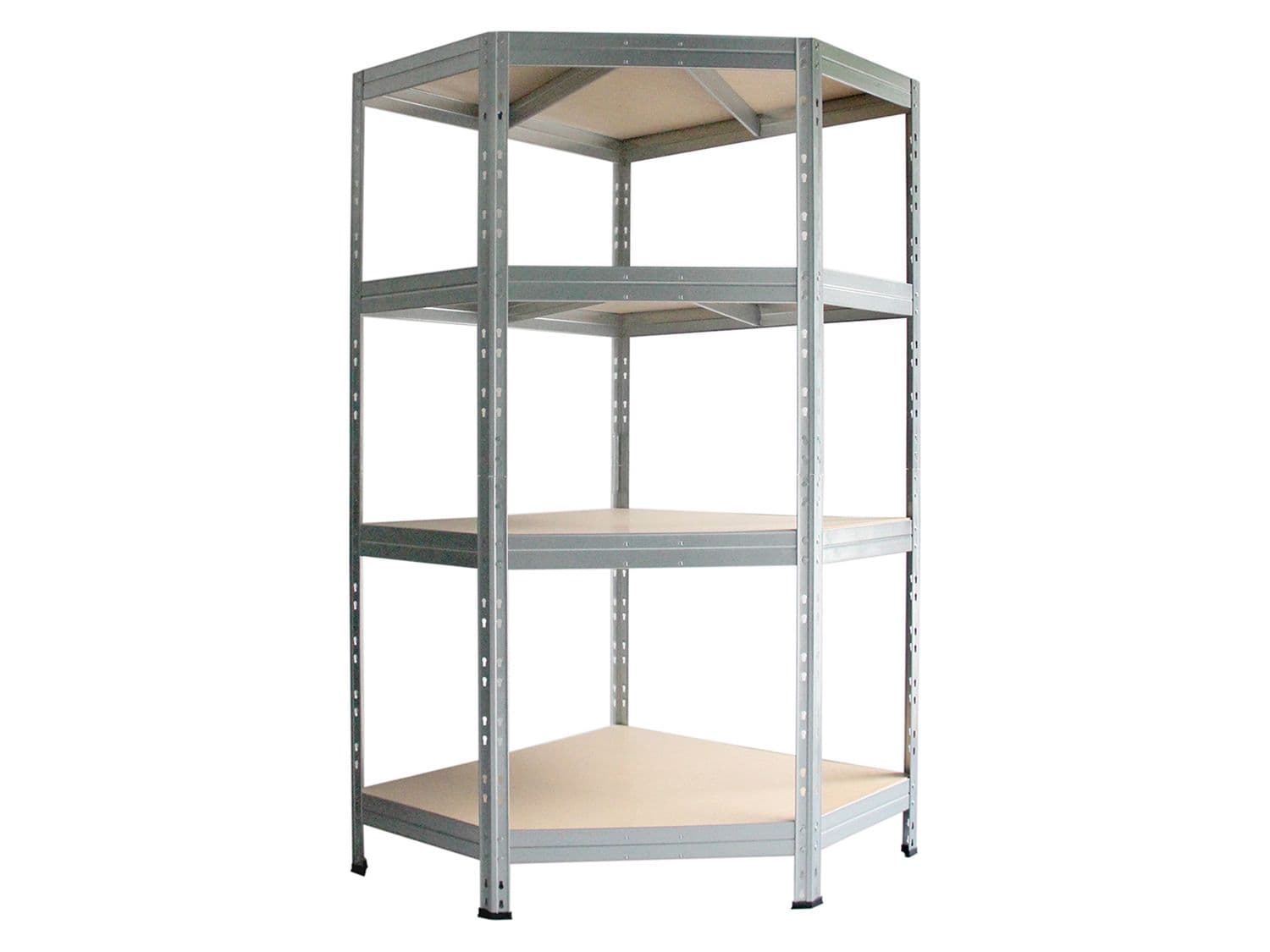 AR SHELVING Rohový nástrčný regál Rivet, 180 x 90 x 90 x 45 cm 1