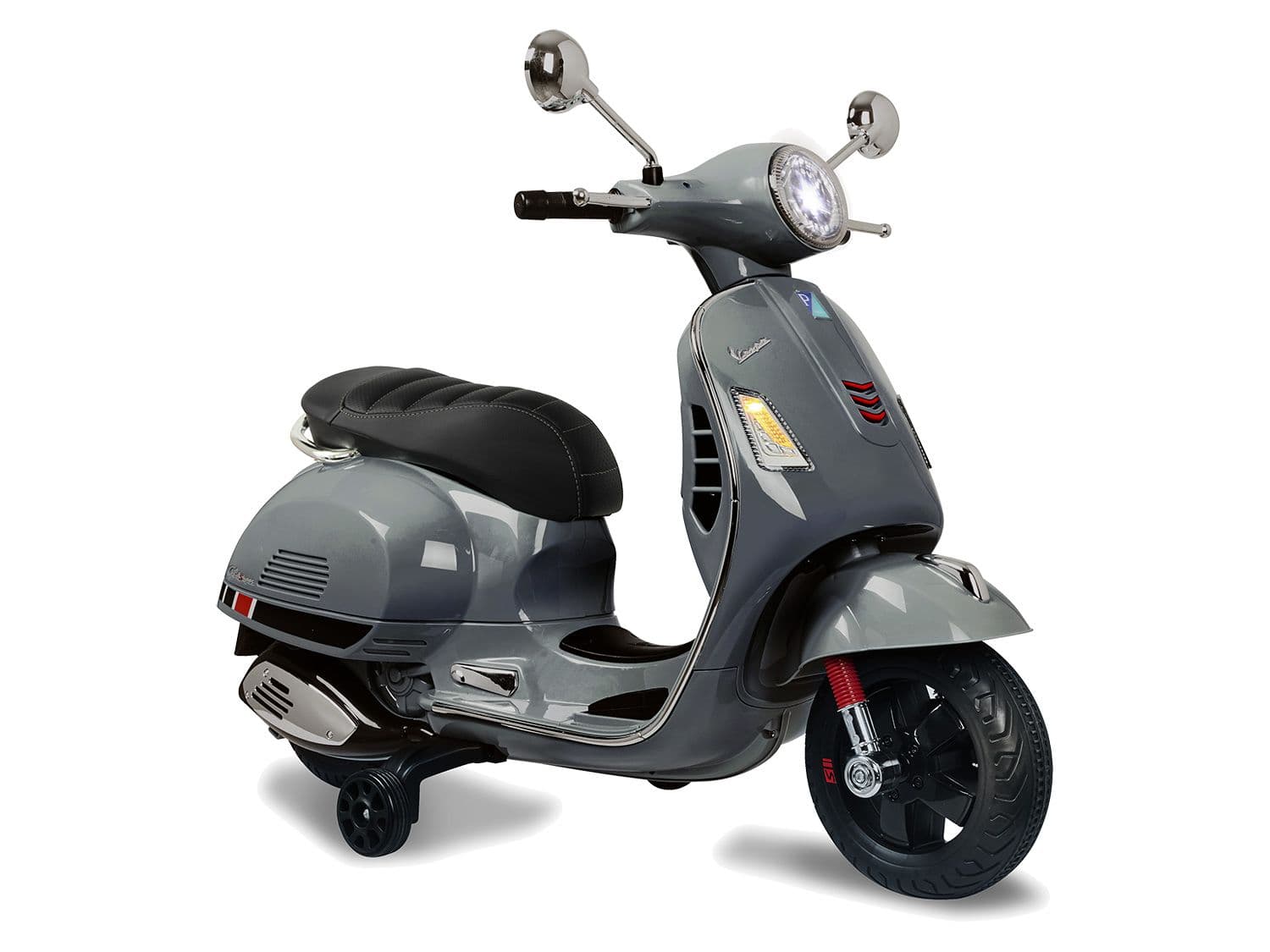 JAMARA Skúter Vespa Ride On (sivá) 1