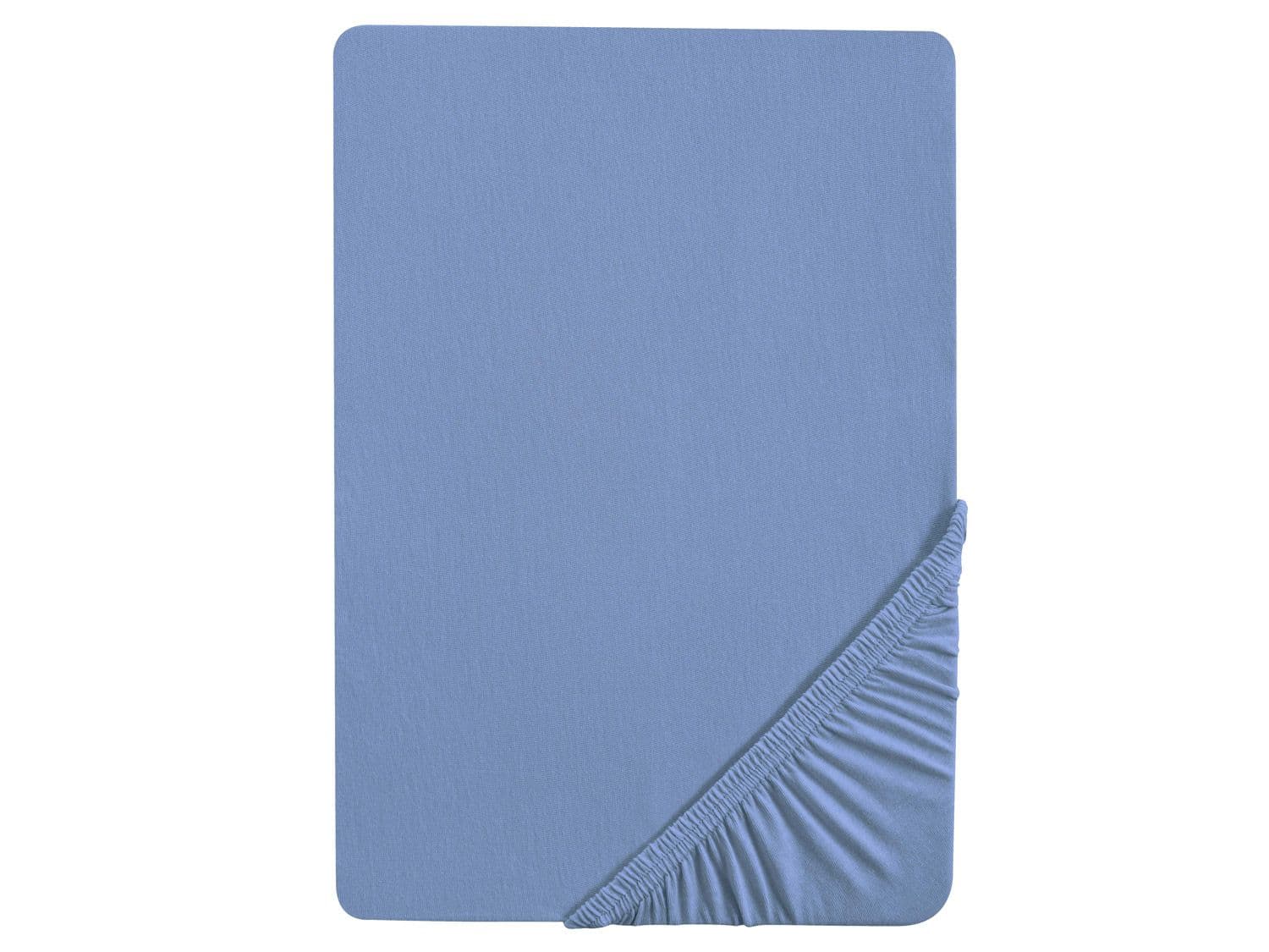 Biberna Napínacia džersejová plachta (modrá, 90 – 100 x 200 cm) 1
