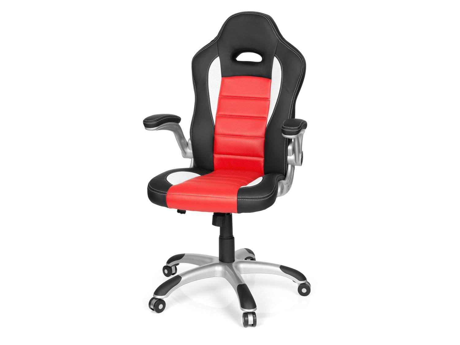 HJH OFFICE Herná/Kancelárska stolička GAME SPORT (červená / čierna) 1