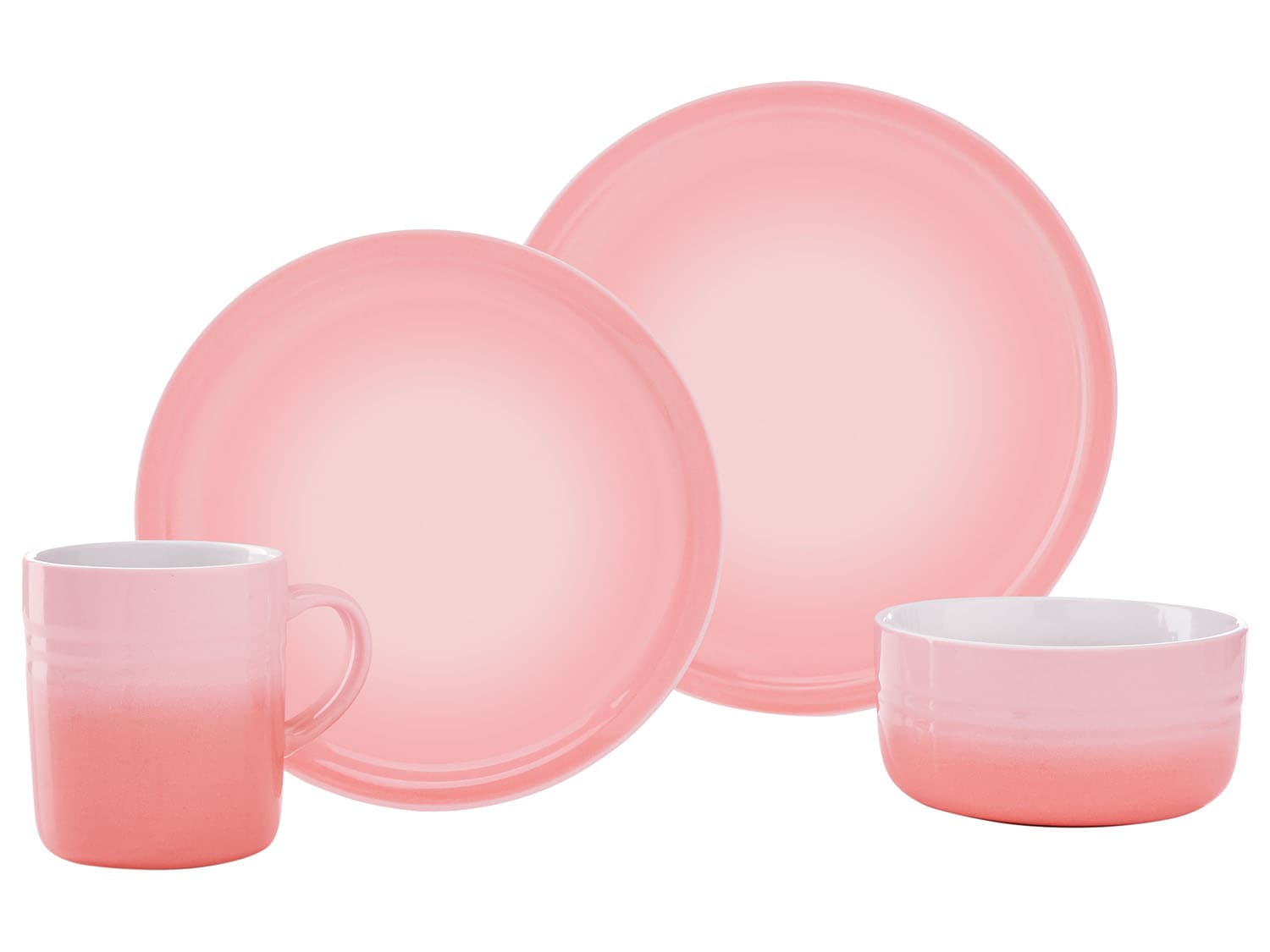 ERNESTO® Súprava porcelánového riadu, 24-dielna (bledoružová)