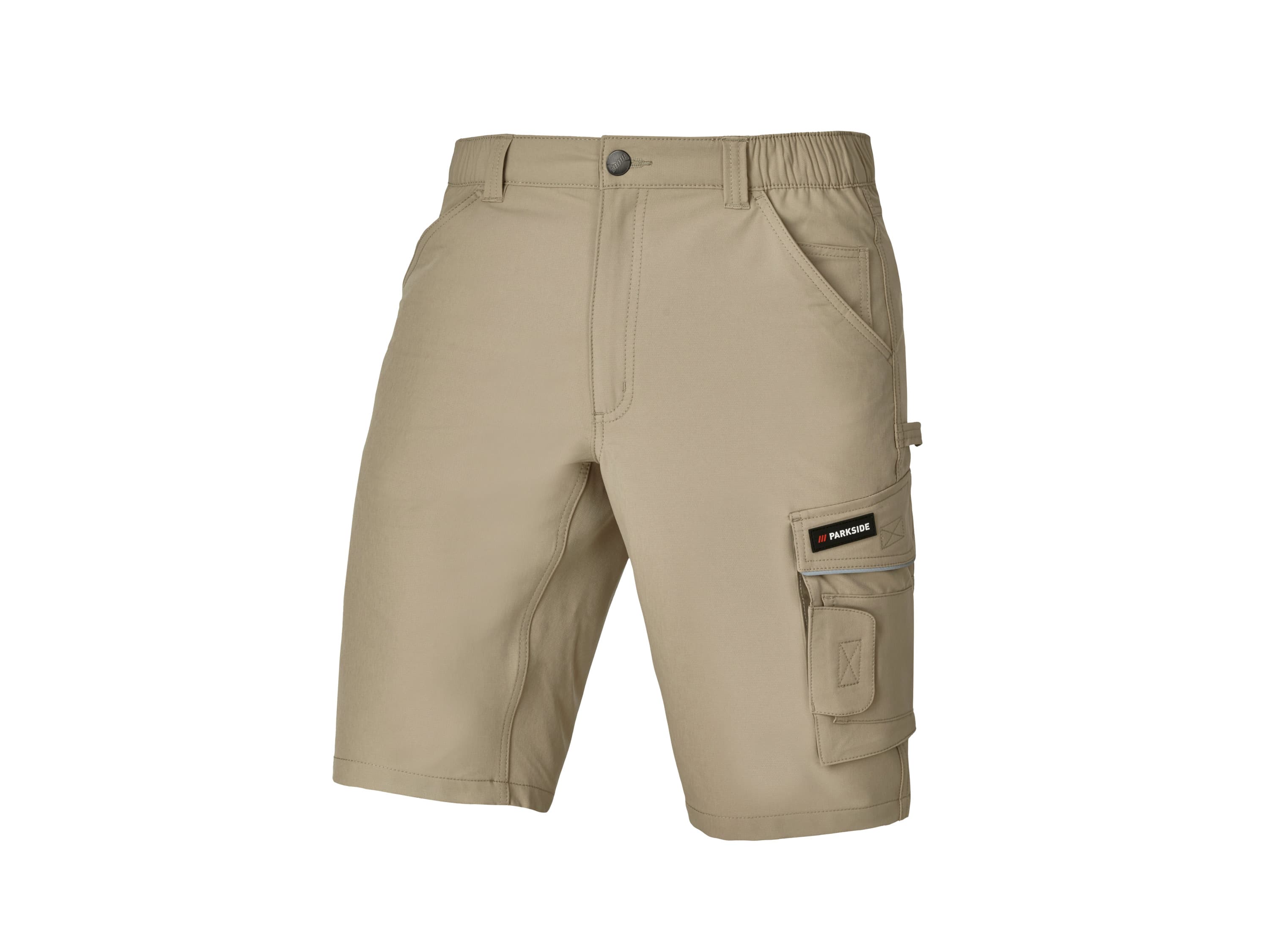 PARKSIDE® Pánske strečové pracovné šortky (béžová, 56) 1