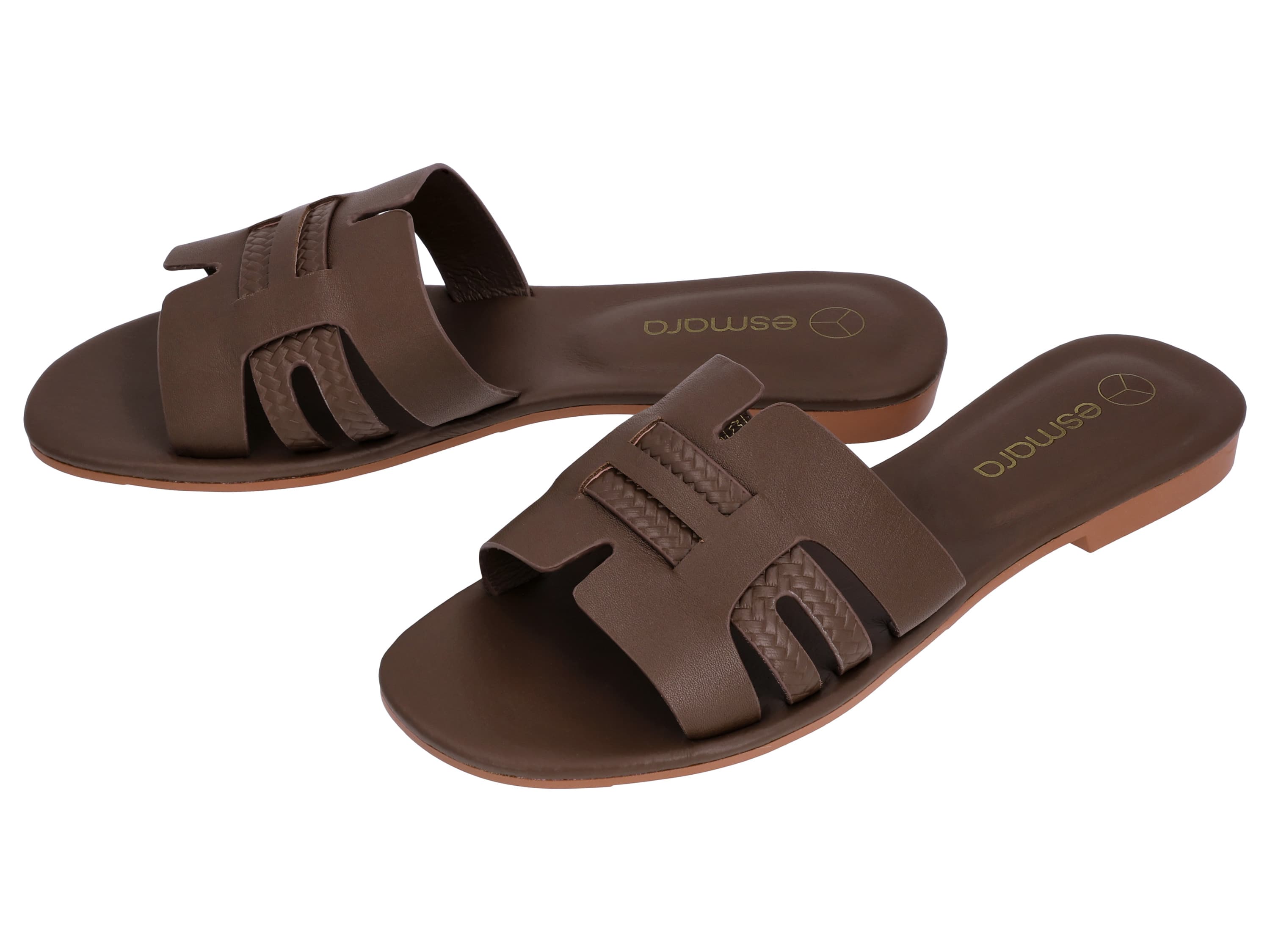 esmara® Dámske šľapky (hnedá, 40) 1